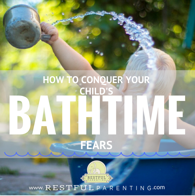 How to Conquer bathtime fears How to Conquer Bathtime Fears: Has your little one gone from being a water baby to now screaming the second you start talking about bath time? Fear of the bath can be quite common with babies and children of all ages for many, many different reasons. We've got some tips to help you conquer their fears!